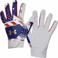 Under Armour Clean Up Culture Stars -n- Stripes Baseball Batting Gloves