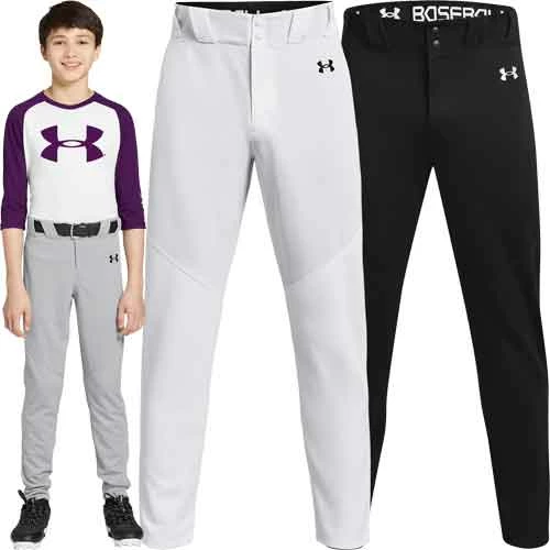 Under Armour Utility Youth Open Bottom Tapered Baseball Pants 1 Under Armour Utility Youth Open Bottom Tapered Baseball Pants