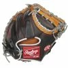 Rawlings R9 Contour Baseball Catchers Mitt 32 Inch 1-Piece Closed Web Right Hand Throw