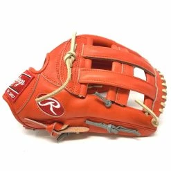Rawlings Heart Of The Hide Red Orange 442 Camel Lace Baseball Glove 12.75 Inch Right Hand Throw -Baseball Gloves Shop 1 60905.1666037917