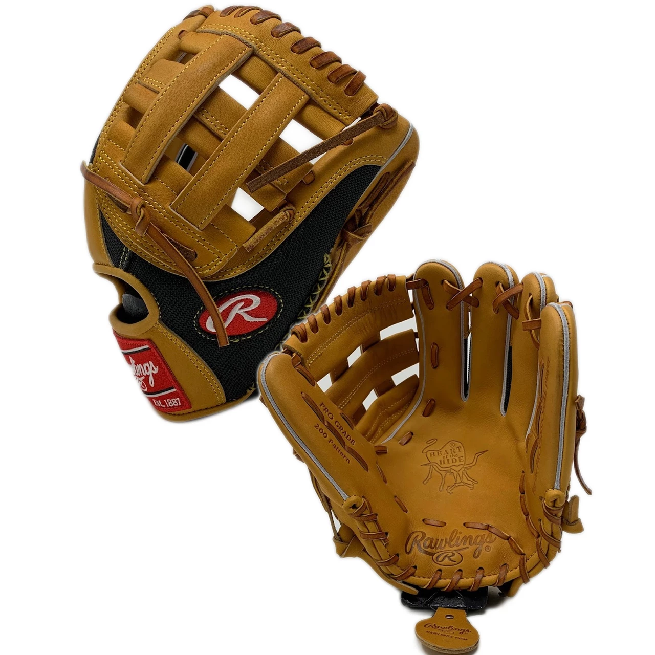 Rawlings Heart Of The Hide 11.5 Inch Baseball Glove 200 Deco Mesh Pro H Web Right Hand Throw 1 Rawlings Heart Of The Hide 11.5 Inch Baseball Glove 200 Deco Mesh Pro H Web Right Hand Throw