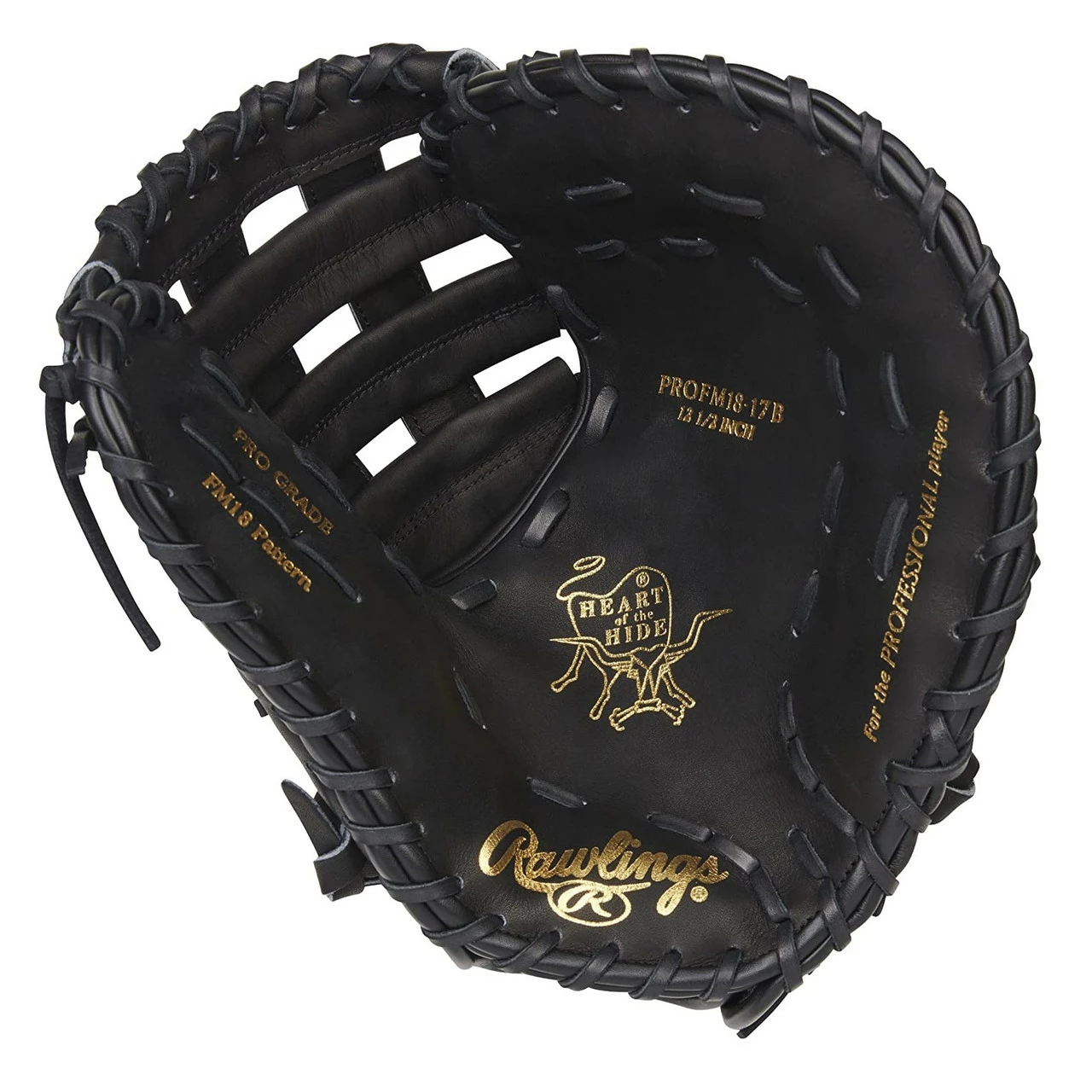 Rawlings Heart Of The Hide 12.5 Inch First Base Mitt Pro H Web Right Hand Throw 2 Rawlings Heart Of The Hide 12.5 Inch First Base Mitt Pro H Web Right Hand Throw - Image 2