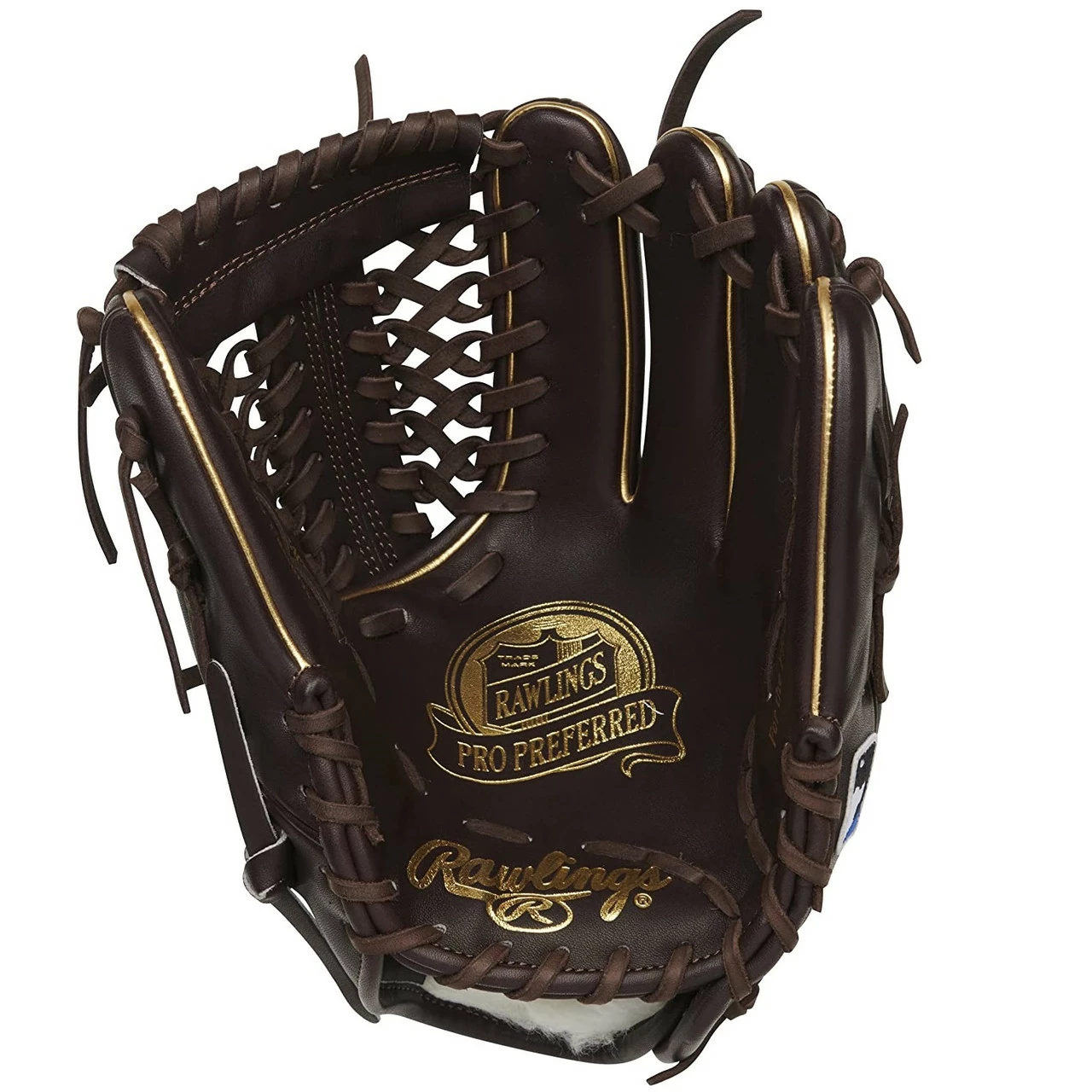 Rawlings Pro Preferred Baseball Glove 11.75 Inch Mocha Right Hand Throw 2 Rawlings Pro Preferred Baseball Glove 11.75 Inch Mocha Right Hand Throw - Image 2