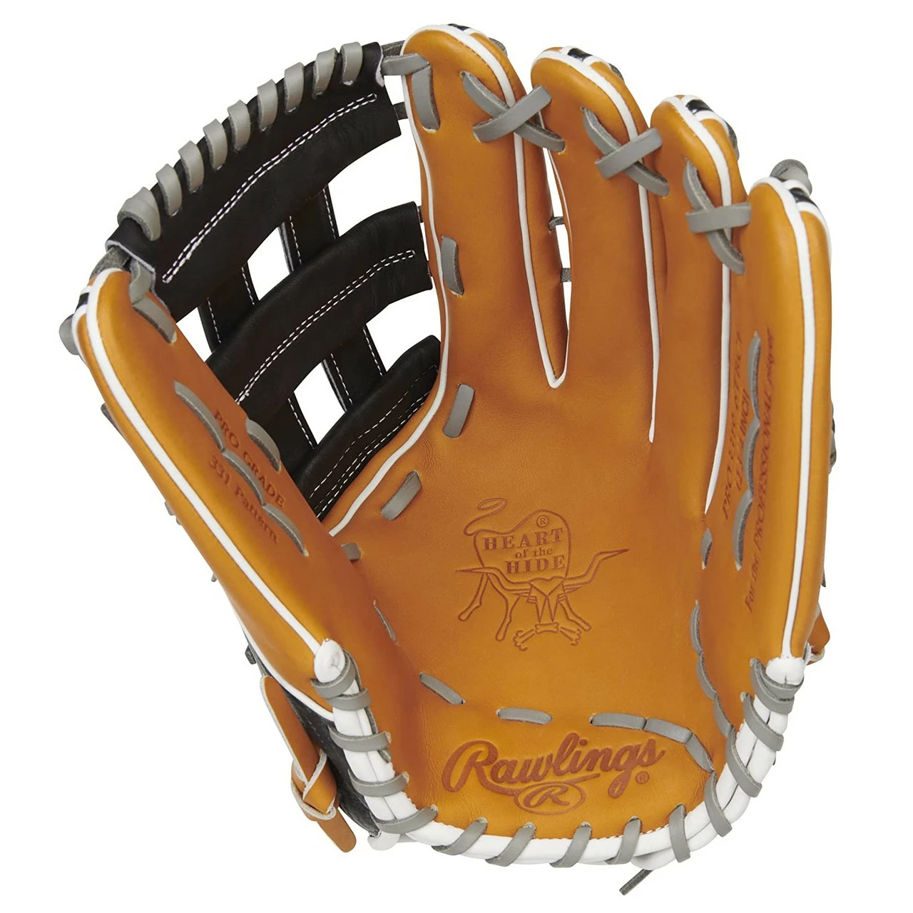 Rawlings Heart Of The Hide 12.75 Inch Baseball Glove H Web Right Hand Throw 3 Rawlings Heart Of The Hide 12.75 Inch Baseball Glove H Web Right Hand Throw - Image 3
