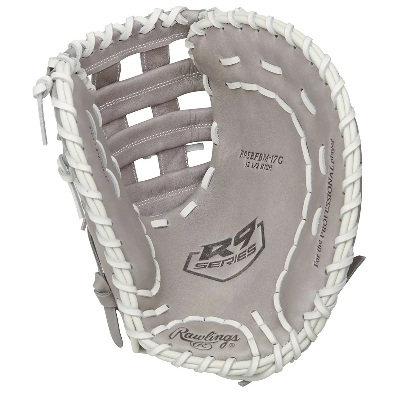 Rawlings R9 Series Fastpitch Softball First Base Mitt Mod Pro H Web 12.5 Inch Right Hand Throw 2 Rawlings R9 Series Fastpitch Softball First Base Mitt Mod Pro H Web 12.5 Inch Right Hand Throw - Image 2