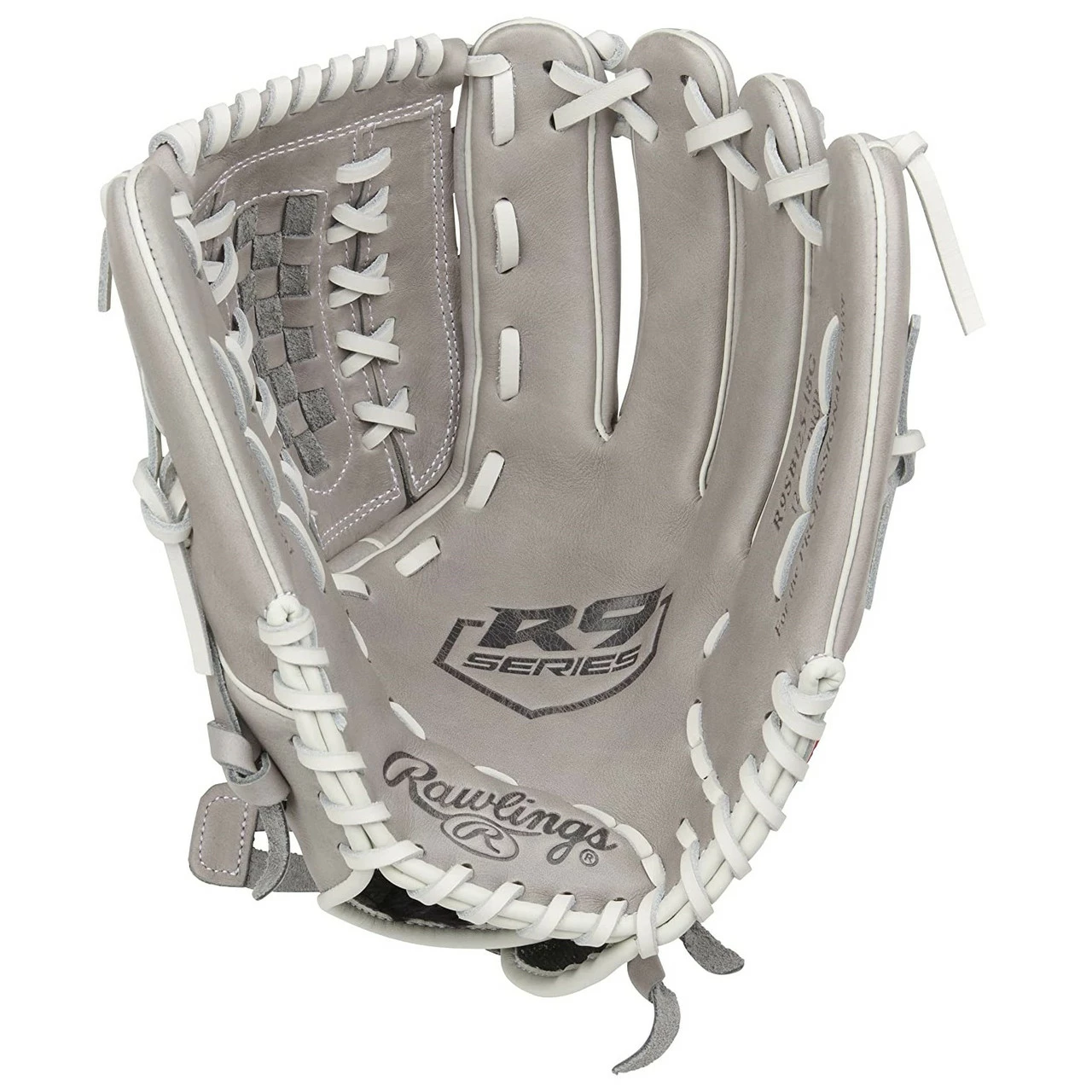 Rawlings R9 Series Fastpitch Softball Glove Double-Lace Basket Web 12.5 Inch Right Hand Throw 3 Rawlings R9 Series Fastpitch Softball Glove Double-Lace Basket Web 12.5 Inch Right Hand Throw - Image 3