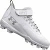 Under Armour Harper 7 Mid RM Mens White Baseball Cleats