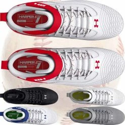 Under Armour Harper 7 Mid RM Jr. Youth Baseball Cleats -Baseball Gloves Shop 3025587 T 1500