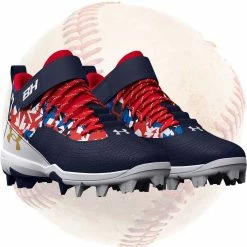 Under Armour Harper 7 USA Mid RM Jr. Youth Baseball Cleats 6 Under Armour Harper 7 USA Mid RM Jr. Youth Baseball Cleats -Baseball Gloves Shop 3025599 400 P 1500