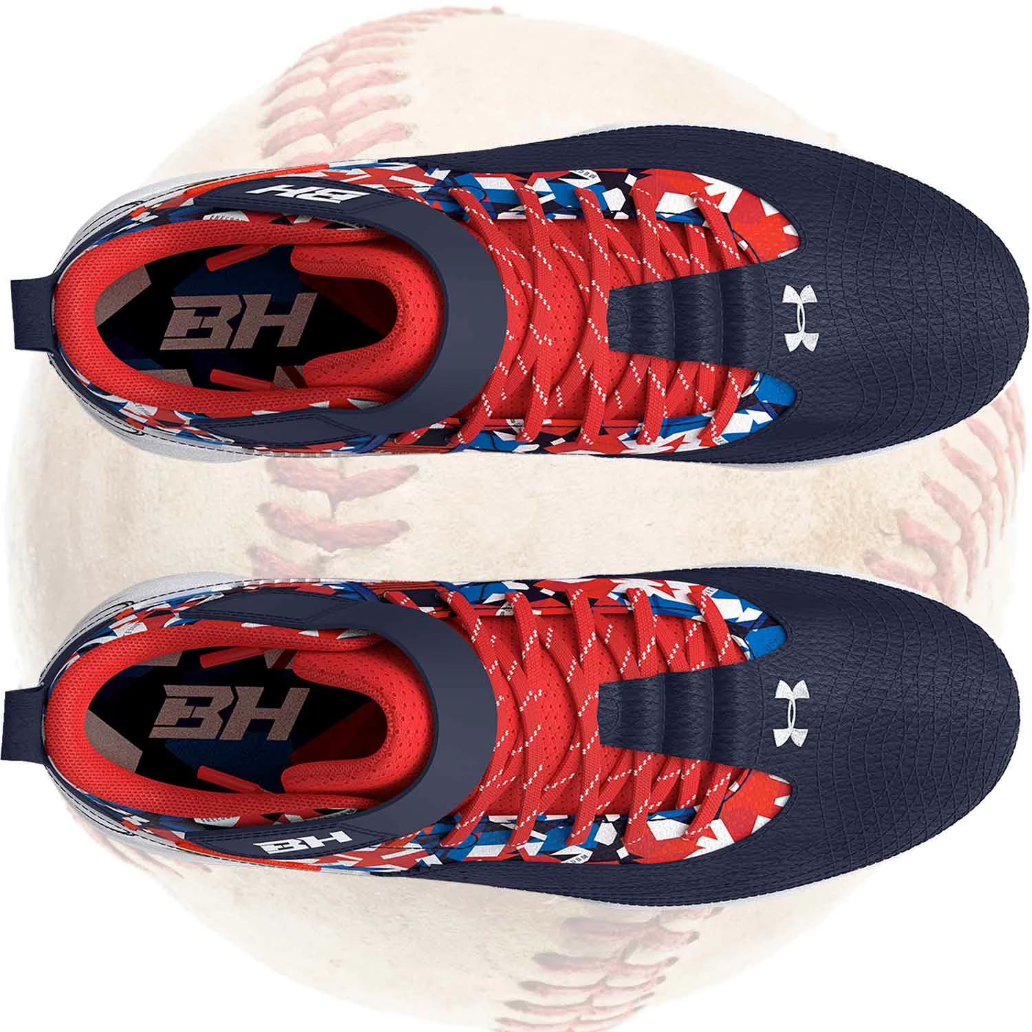 Under Armour Harper 7 USA Mid RM Jr. Youth Baseball Cleats 4 Under Armour Harper 7 USA Mid RM Jr. Youth Baseball Cleats - Image 4