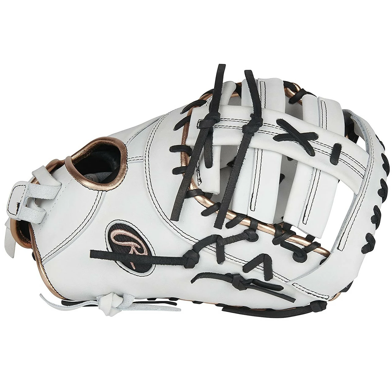 Rawlings Heart Of The Hide First Base Softball Mitt 12.5 Modified Single Post Web Right Hand Throw 3 Rawlings Heart Of The Hide First Base Softball Mitt 12.5 Modified Single Post Web Right Hand Throw - Image 3