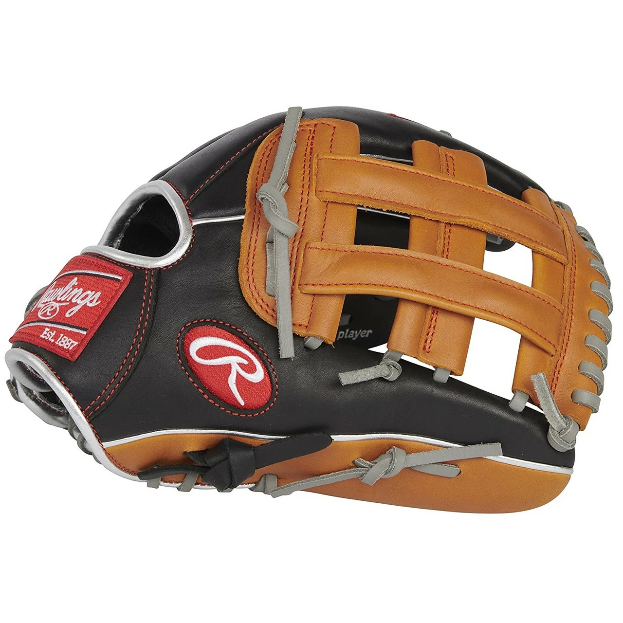 Rawlings R9 Contour Baseball Glove 12 Inch Pro H-Web Right Hand Throw 3 Rawlings R9 Contour Baseball Glove 12 Inch Pro H-Web Right Hand Throw - Image 3