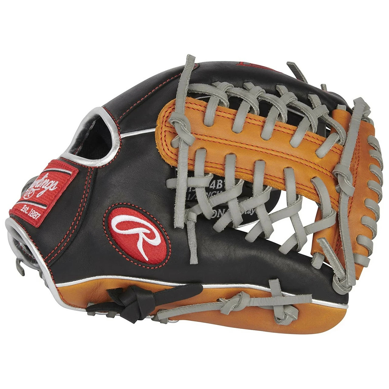 Rawlings R9 Contour Baseball Glove 11.5 Inch Modified Trap-Eze Web Right Hand Throw 3 Rawlings R9 Contour Baseball Glove 11.5 Inch Modified Trap-Eze Web Right Hand Throw - Image 3