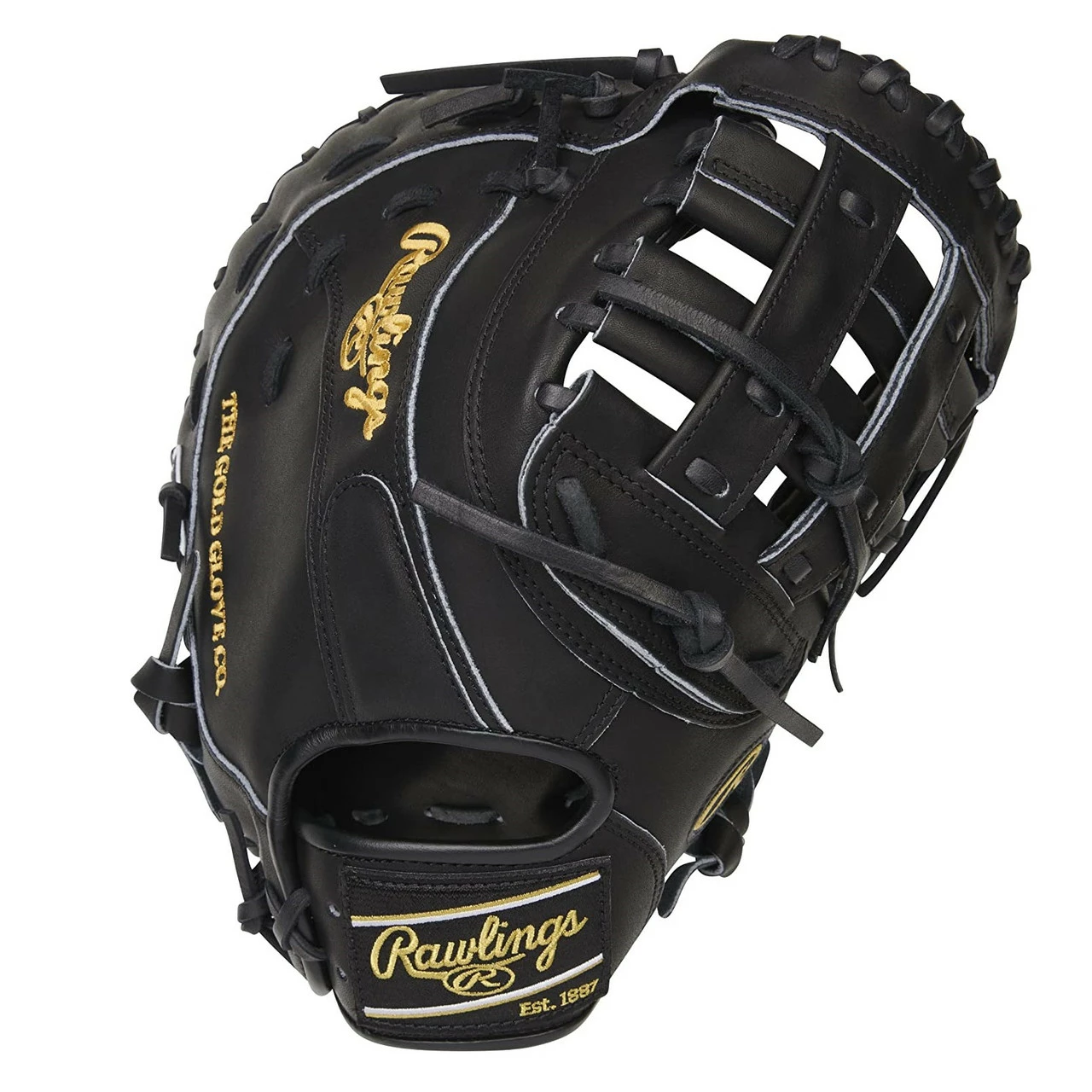 Rawlings Heart Of The Hide 12.5 Inch First Base Mitt Pro H Web Right Hand Throw 1 Rawlings Heart Of The Hide 12.5 Inch First Base Mitt Pro H Web Right Hand Throw