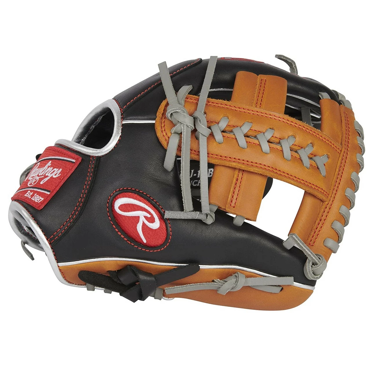 Rawlings R9 Contour Baseball Glove 11 Inch X-Laced Single-Post Web Right Hand Throw 4 Rawlings R9 Contour Baseball Glove 11 Inch X-Laced Single-Post Web Right Hand Throw - Image 4