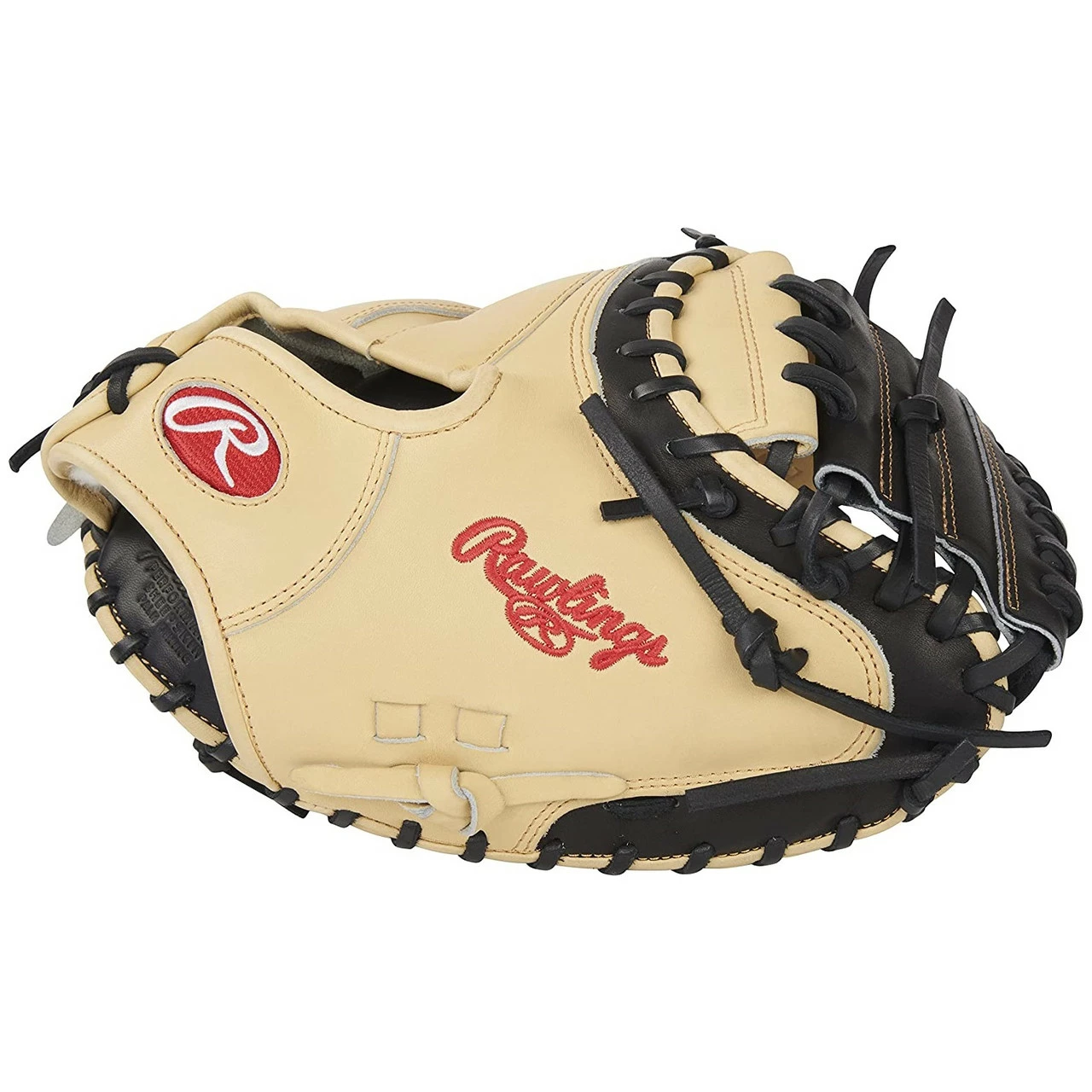 Rawlings Pro Preferred Catchers Mitt 34 Inch Camel Black Right Hand Throw 4 Rawlings Pro Preferred Catchers Mitt 34 Inch Camel Black Right Hand Throw - Image 4