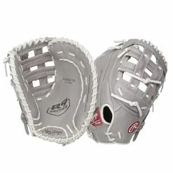 Rawlings R9 Series Fastpitch Softball First Base Mitt Mod Pro H Web 12.5 Inch Right Hand Throw 6 Rawlings R9 Series Fastpitch Softball First Base Mitt Mod Pro H Web 12.5 Inch Right Hand Throw -Baseball Gloves Shop 4 67810.1673018121