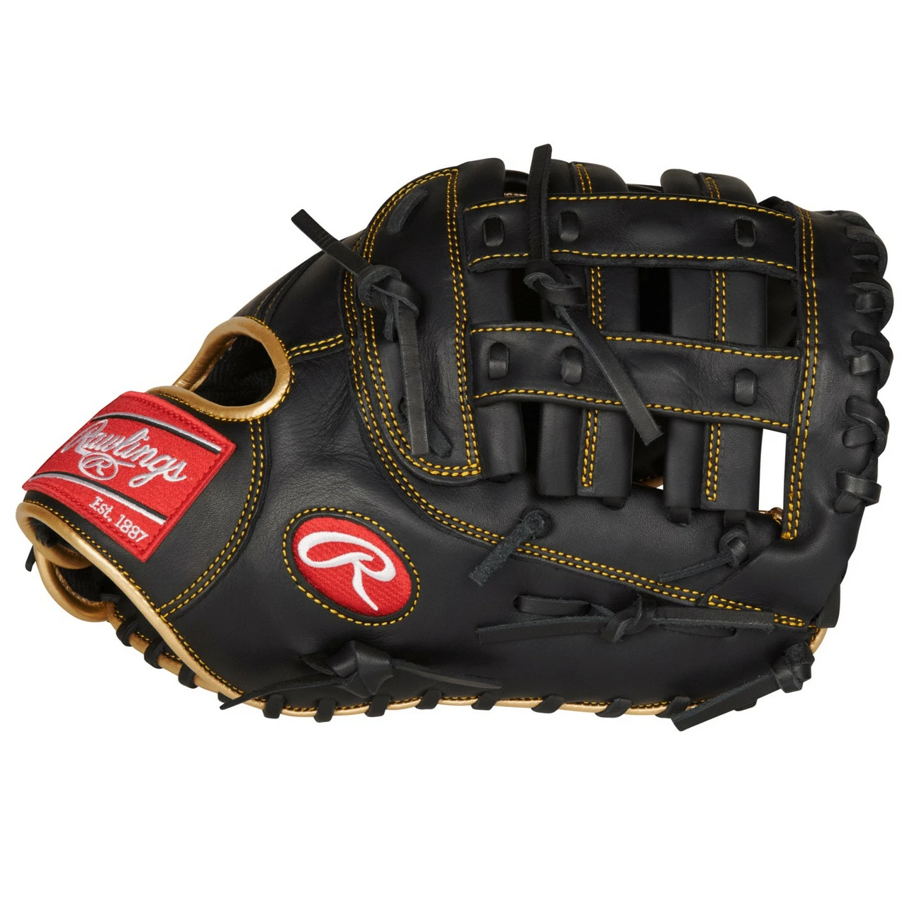 Rawlings R9 Series Baseball First Base Mitt Mod Pro H Web 12.5 Inch Right Hand Throw 3 Rawlings R9 Series Baseball First Base Mitt Mod Pro H Web 12.5 Inch Right Hand Throw - Image 3