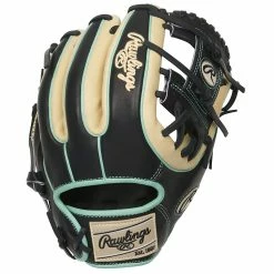 Rawlings Heart Of The Hide Black Camel Mint R2G Baseball Glove Pro I Web 11.5 Inch Right Hand Throw