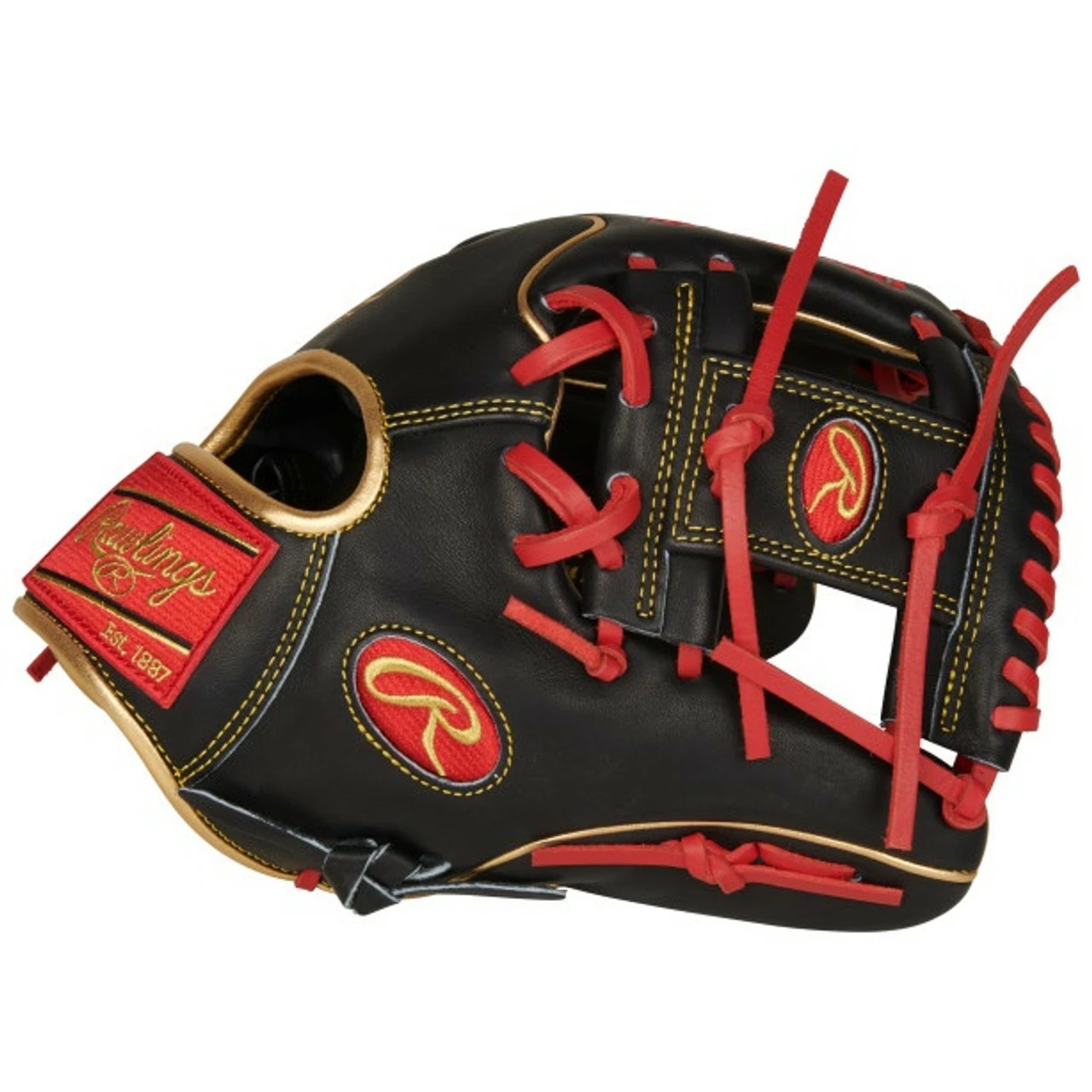 Rawlings Heart Of Hide 2022 Baseball Glove BLACK 11.75 Inch Right Hand Throw 3 Rawlings Heart Of Hide 2022 Baseball Glove BLACK 11.75 Inch Right Hand Throw - Image 3