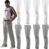 Alleson Athletic Crush Open Bottom Adjustable Mens Baseball Pants W. Piping