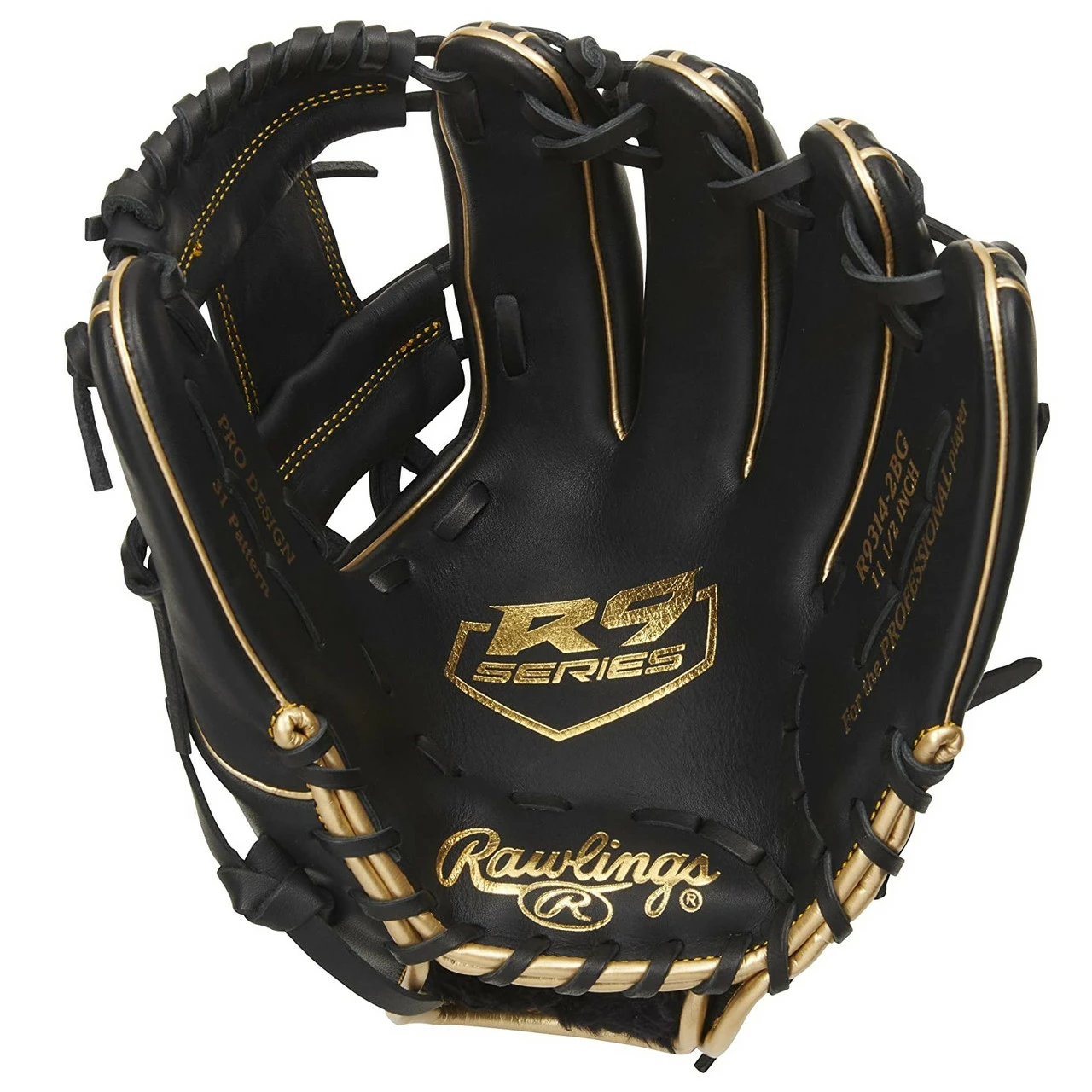 Rawlings R9 Baseball Glove 11.5 I Web Right Hand Throw 2 Rawlings R9 Baseball Glove 11.5 I Web Right Hand Throw - Image 2