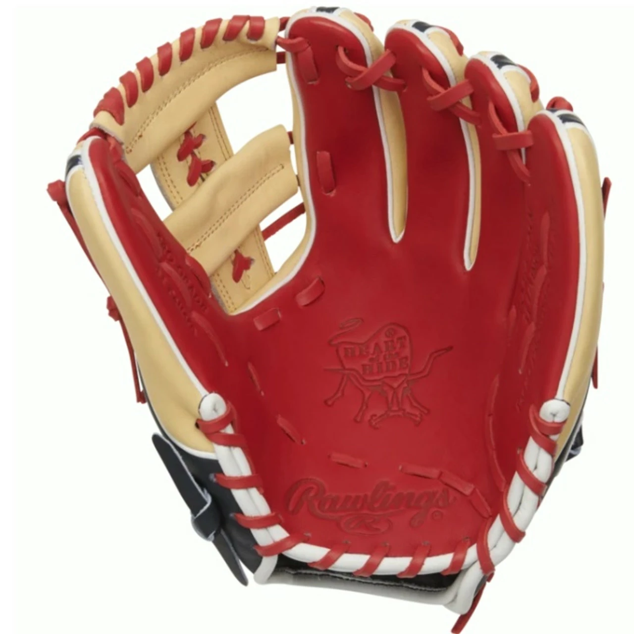 Rawlings Heart Of The Hide Baseball Glove X-Laced Single Post Web 11.5 Inch Right Hand Throw 2 Rawlings Heart Of The Hide Baseball Glove X-Laced Single Post Web 11.5 Inch Right Hand Throw - Image 2