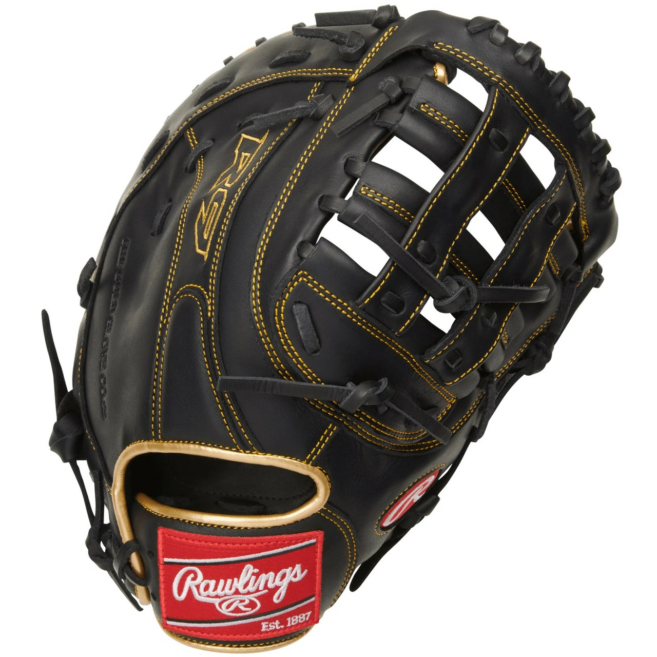 Rawlings R9 Series Baseball First Base Mitt Mod Pro H Web 12.5 Inch Right Hand Throw 1 Rawlings R9 Series Baseball First Base Mitt Mod Pro H Web 12.5 Inch Right Hand Throw