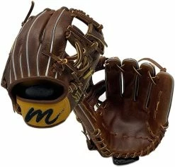 MLabel Classic Baseball Glove 11.5 I Web Chestnut Right Hand Throw
