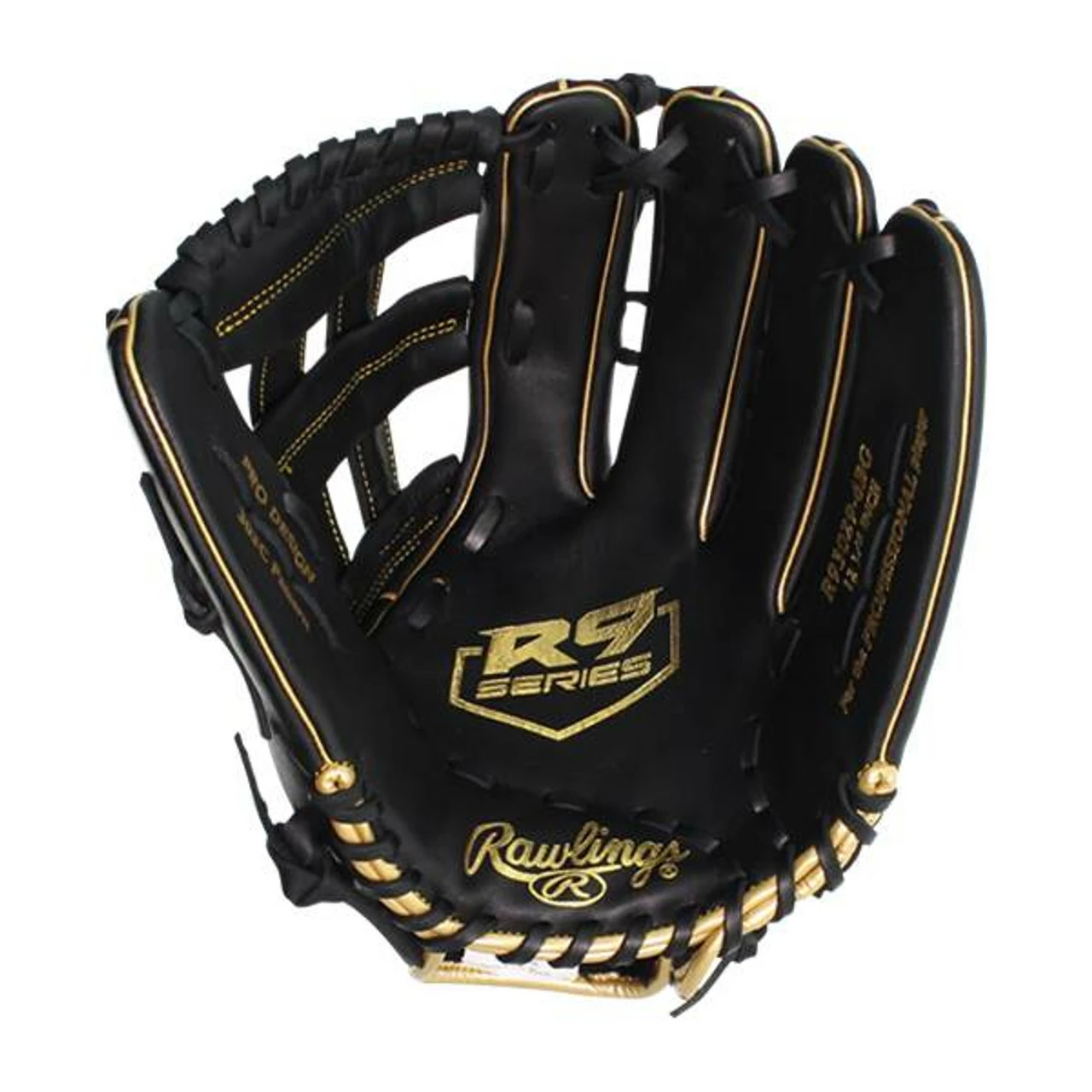 Rawlings R9 Series Baseball Glove Pro H Web 12.75 Inch Right Hand Throw 2 Rawlings R9 Series Baseball Glove Pro H Web 12.75 Inch Right Hand Throw - Image 2