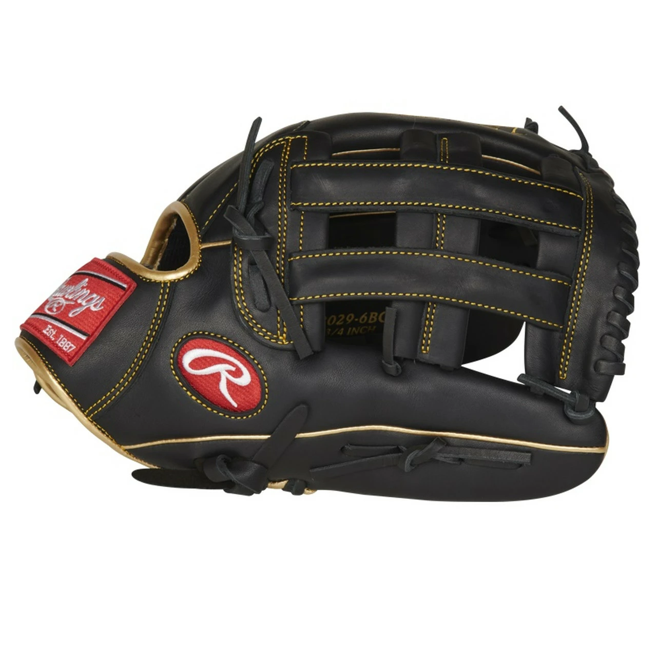 Rawlings R9 Series Baseball Glove Pro H Web 12.75 Inch Right Hand Throw 3 Rawlings R9 Series Baseball Glove Pro H Web 12.75 Inch Right Hand Throw - Image 3