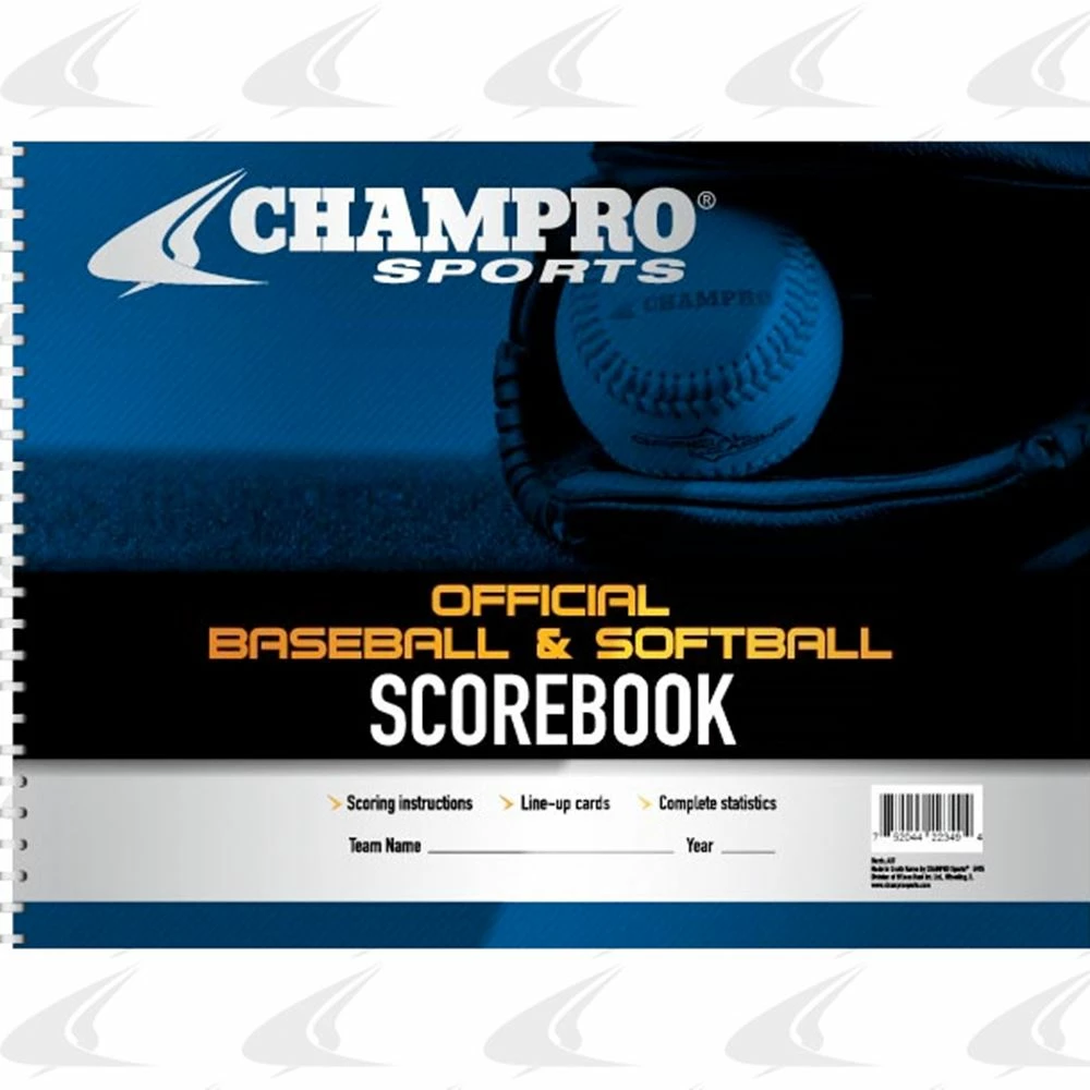Champro Sports Baseball / Softball Scorebook 1 Champro Sports Baseball / Softball Scorebook