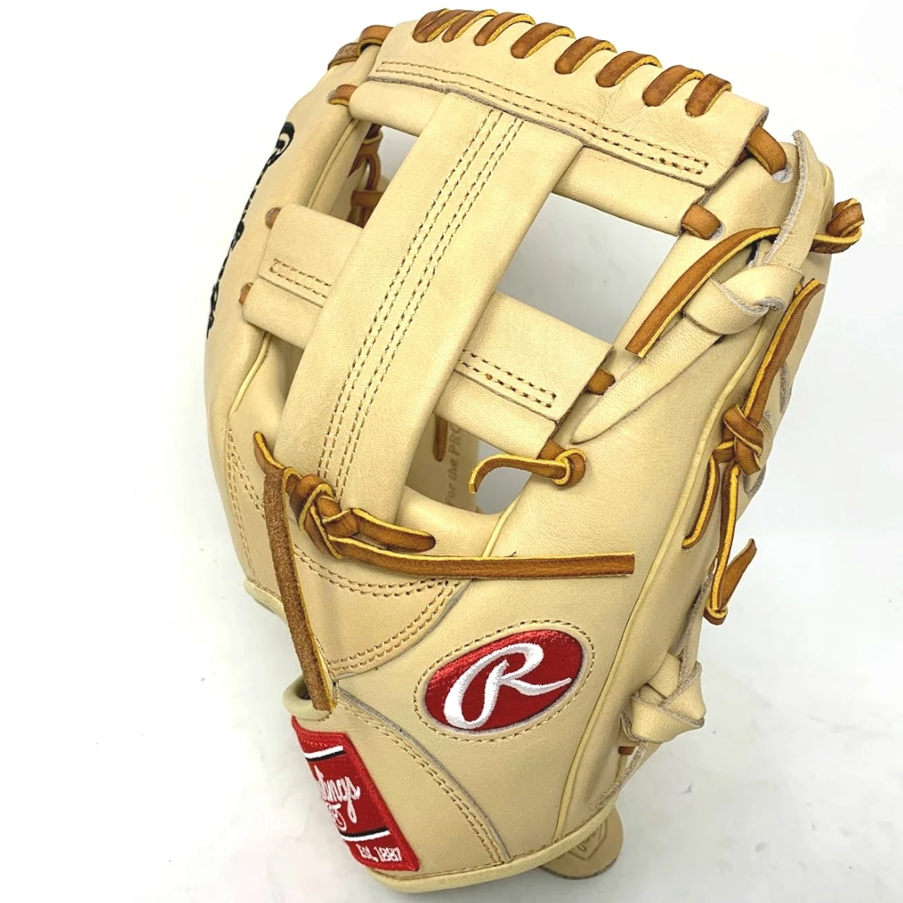 Rawlings Heart Of The Hide PRO-TT2 Baseball Glove 11.5 Camel Tan Laces Right Hand Throw 4 Rawlings Heart Of The Hide PRO-TT2 Baseball Glove 11.5 Camel Tan Laces Right Hand Throw - Image 4