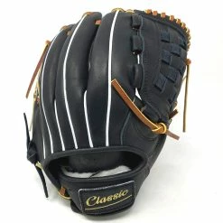 Classic Baseball Glove 12 Inch Basket Web Black US Kip Right Hand Throw
