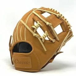 Classic Baseball Glove 11.5 Inch I Web Spiral Tan Right Hand Throw