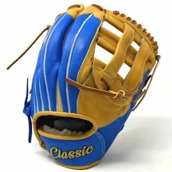 Classic Baseball Glove 12.75 Inch H Web Blue Tan Black Right Hand Throw -Baseball Gloves Shop IMG 5568 91384.1675437702