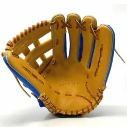 Classic Baseball Glove 12.75 Inch H Web Blue Tan Black Right Hand Throw -Baseball Gloves Shop IMG 5570 39523.1675437702