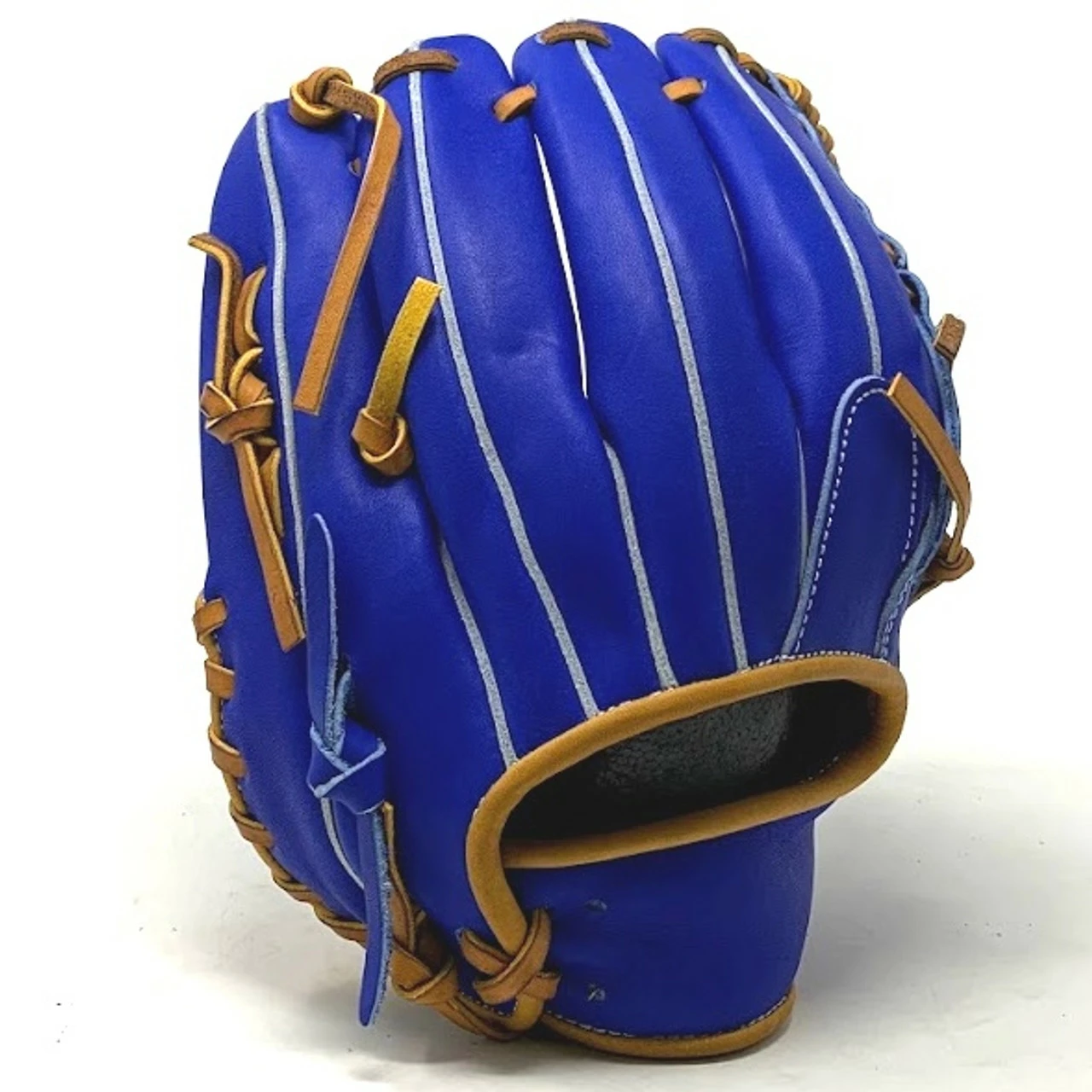 Custom Pro US Kip Blue Tan 12 Inch Baseball Glove Right Hand Throw 6 Custom Pro US Kip Blue Tan 12 Inch Baseball Glove Right Hand Throw - Image 6