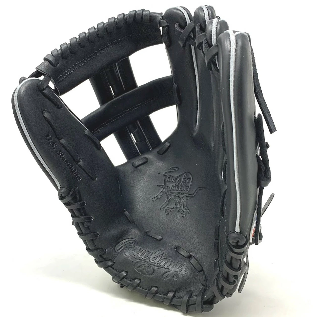 Rawlings Heart Of Hide RV23B Black Horween Baseball Glove Right Hand Throw 3 Rawlings Heart Of Hide RV23B Black Horween Baseball Glove Right Hand Throw - Image 3