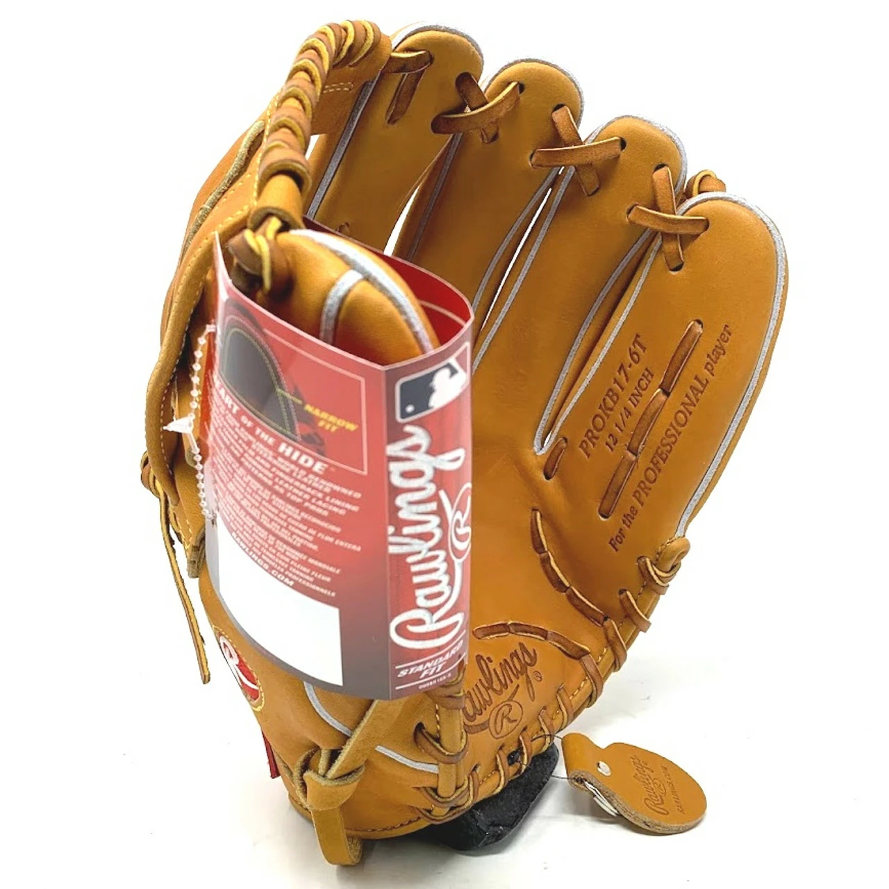 Rawlings Horween Heart Of The Hide PROKB17 Baseball Glove 12.25 Right Hand Throw 5 Rawlings Horween Heart Of The Hide PROKB17 Baseball Glove 12.25 Right Hand Throw - Image 5