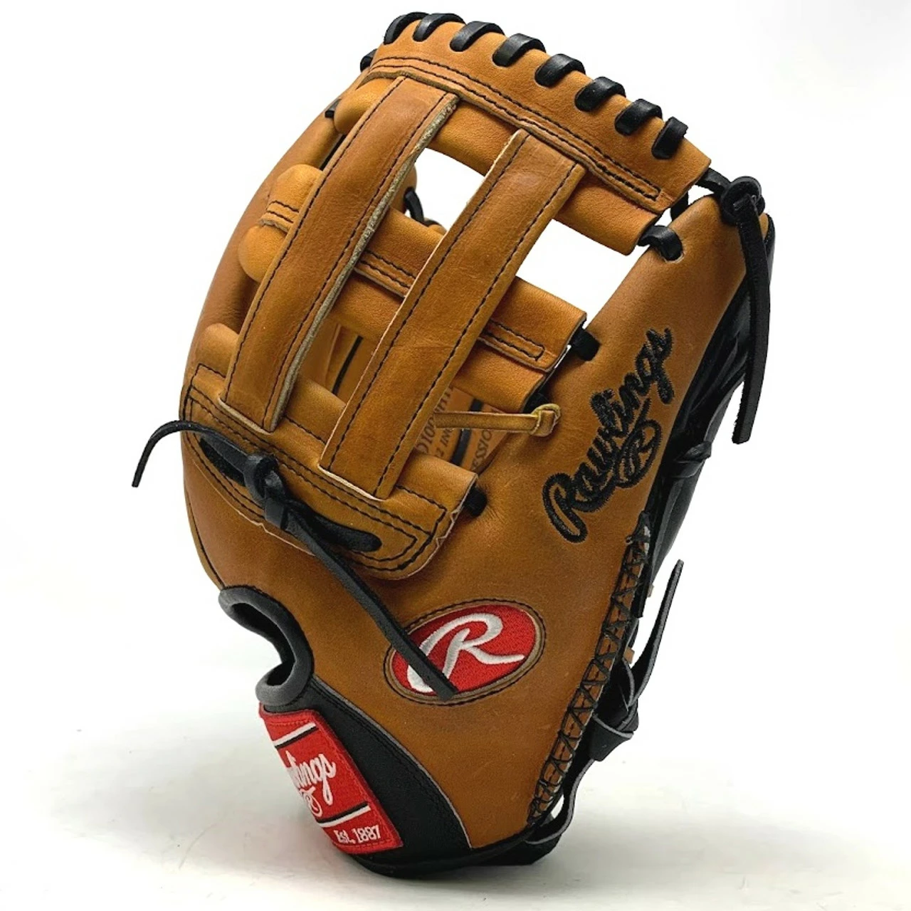 Rawlings Horween Heart Of The Hide 12 Inch 1000HC Two Tone Baseball Glove Right Hand Throw 6 Rawlings Horween Heart Of The Hide 12 Inch 1000HC Two Tone Baseball Glove Right Hand Throw - Image 6