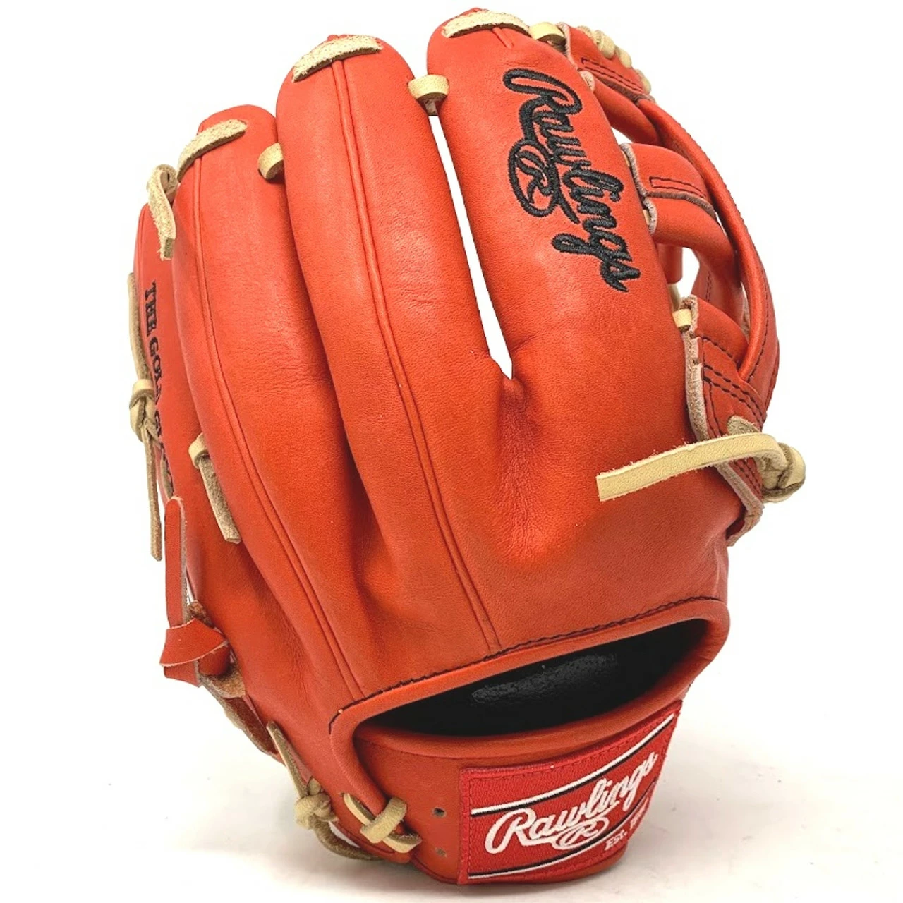 Rawlings Red Orange Heart Of The Hide 12 Inch H Web Right Hand Throw 3 Rawlings Red Orange Heart Of The Hide 12 Inch H Web Right Hand Throw - Image 3
