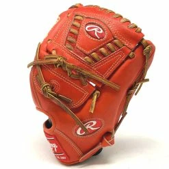 Rawlings Heart Of The Hide Red Orange 205-30 Baseball Glove 11.75 Right Hand Throw