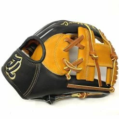 JL Glove Co Baseball Glove SO01 I Web 11.5 Inch Black Tan Right Hand Throw -Baseball Gloves Shop IMG 7406 53460.1673296780