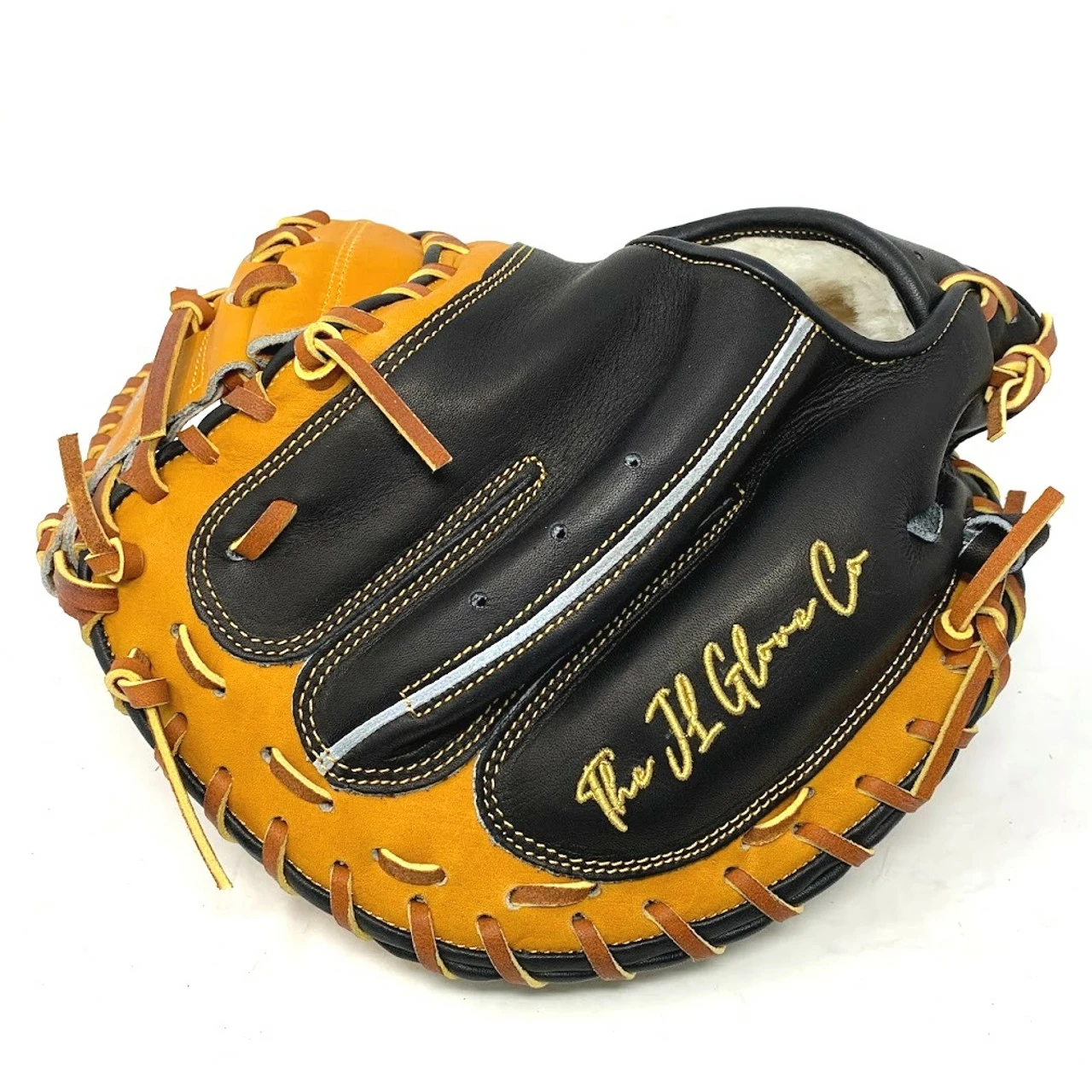 JL Glove Co Catchers Mitt BK11 33.5 Inch Black Tan Right Hand Throw 5 JL Glove Co Catchers Mitt BK11 33.5 Inch Black Tan Right Hand Throw - Image 5