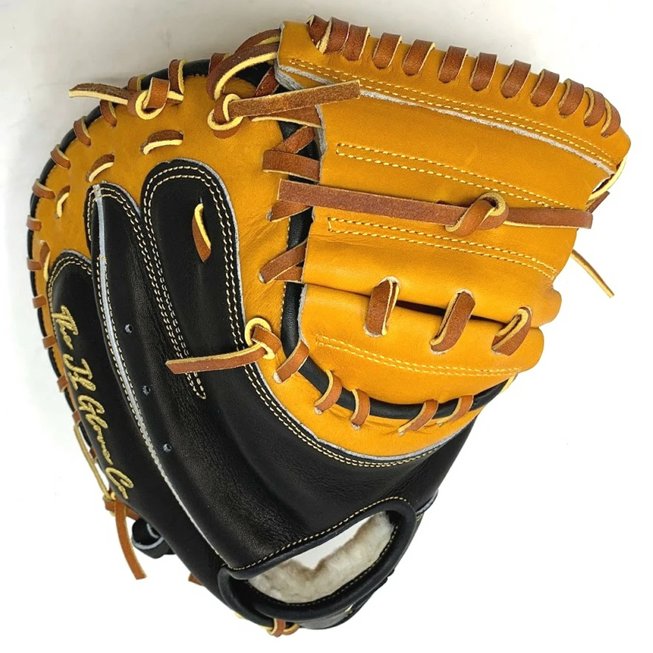 JL Glove Co Catchers Mitt BK11 33.5 Inch Black Tan Right Hand Throw 6 JL Glove Co Catchers Mitt BK11 33.5 Inch Black Tan Right Hand Throw - Image 6