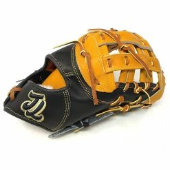 JL Glove Co First Base Mitt AD21 12.75 Inch H Web Black Tan Right Hand Throw -Baseball Gloves Shop IMG 7419 04534.1673296770