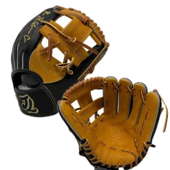 JL Glove Co Baseball Glove SO01 I Web 11.5 Inch Black Tan Right Hand Throw -Baseball Gloves Shop JL 115 1 26887.1673296780