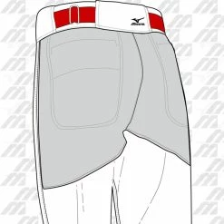Mizuno Premier Knicker Length Piped Youth Baseball Pants -Baseball Gloves Shop MZ PADDING