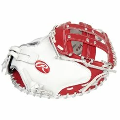 Rawlings Liberty Advanced Color Series Scarlet Softball Catchers Mitt 34 Inch Right Hand Throw -Baseball Gloves Shop RLACM34FPWSP 3 69902.1678115604